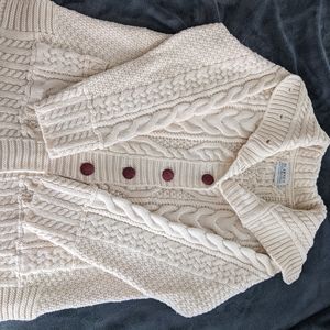 Vintage Irish Cable-knit Sweater